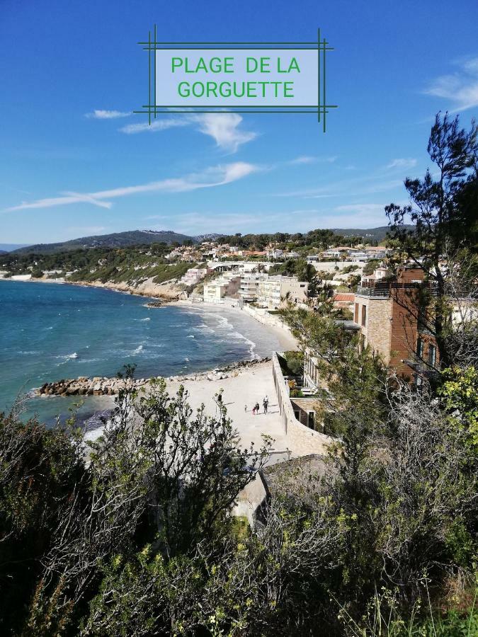 T2 Rez De Jardin 300M Plage De Beaucours Sanary Sur Mer Apartment Exterior photo